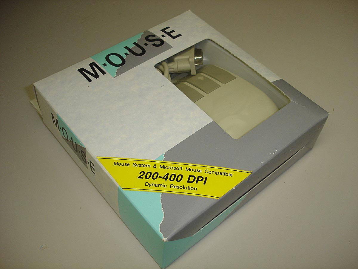 Serial Mouse - MUS1F2 or MUSO2 3-Button Serial Mouse - New In Box