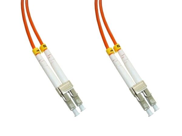 LC to LC fiber optic patchcord jumper multimode 62.5/125 MMF duplex 3m length