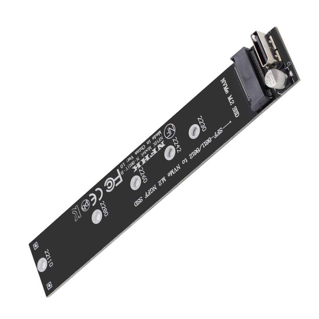 M.2 to SFF-8611 Adapter,Oculink SFF-8612 SFF-8611 to NVME PCIe SSD M-Key Adapter