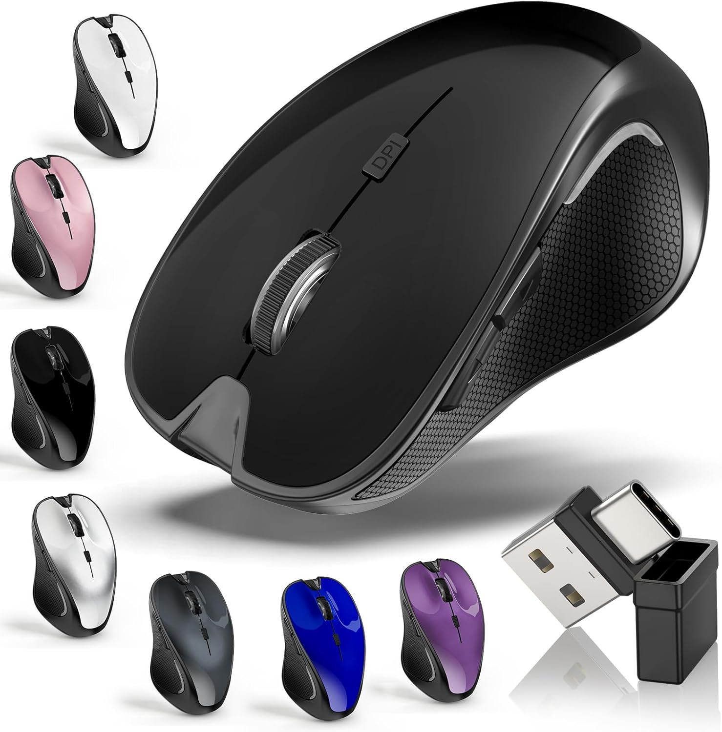 Mouse for Macbook Bluetooth Wireless Mouse Laptop Macbook Air Mac Pro Silent Rec
