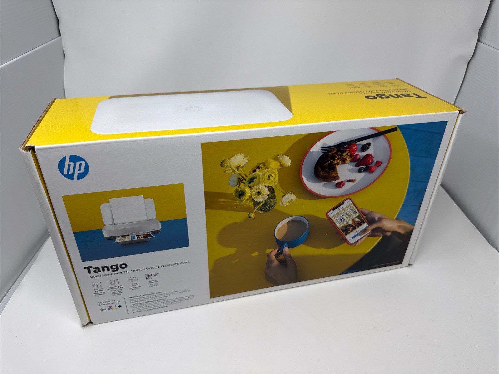 New Sealed HP Tango 2RY54A Smart Home Wireless Inkjet Printer *Ink Expired*