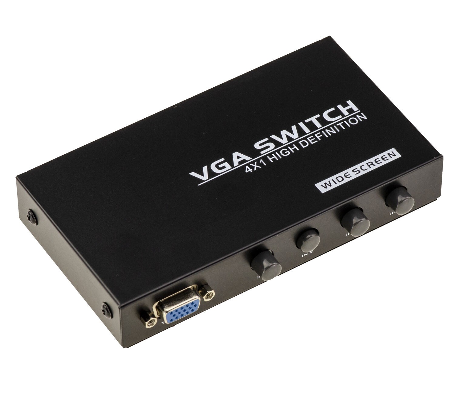 VGA Splitter / Video Switch 4 Ports - METAL CASE