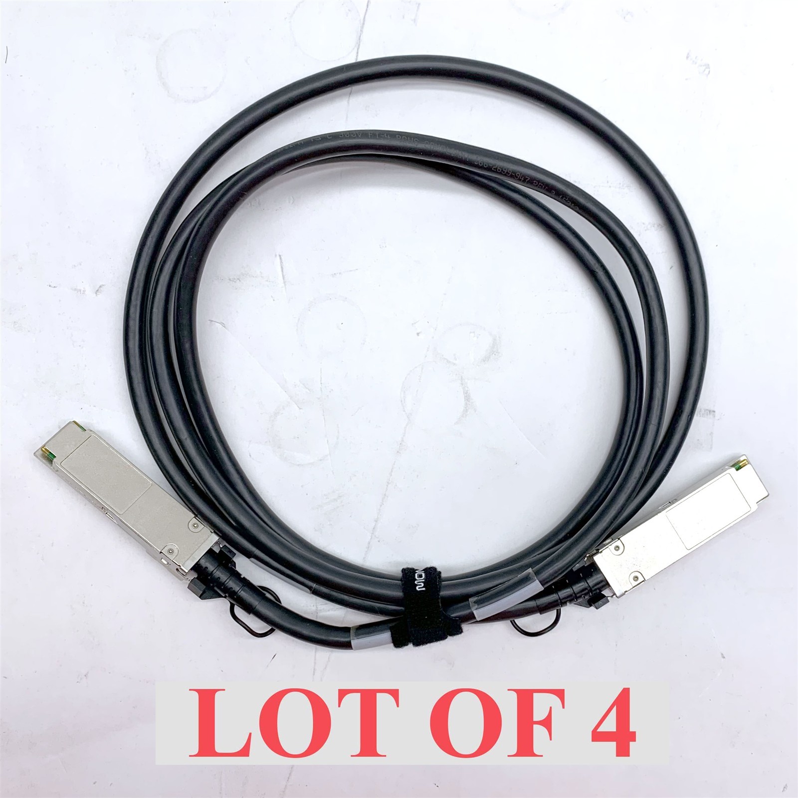 NetApp 2M QSFP-QSFP External SAS Cable Passive Twinax Rev: A0 112-00177 Lot 4