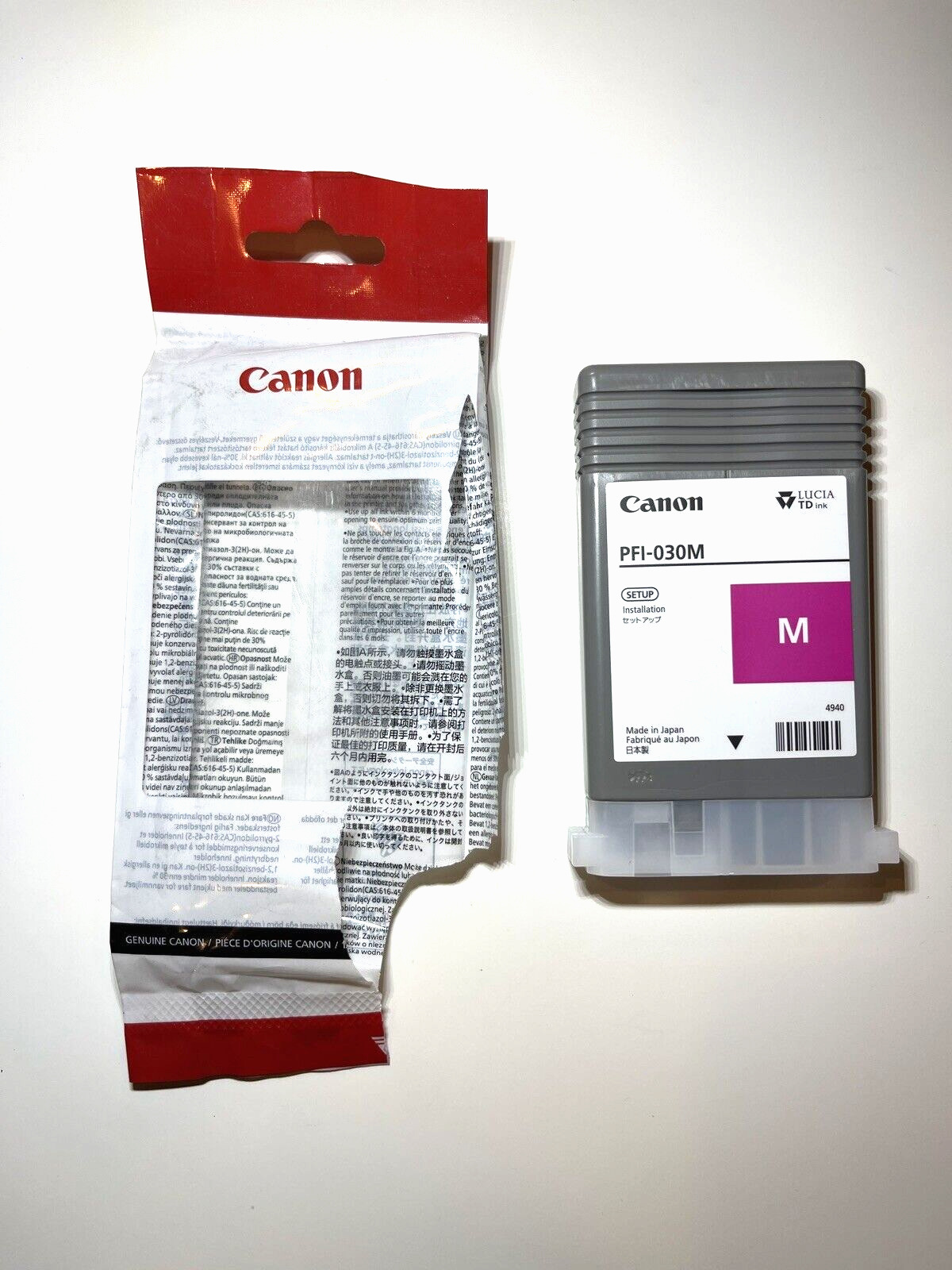 Genuine Canon PFI-030M Magenta Printer Ink Tank 55ml for TA-20 TA-30