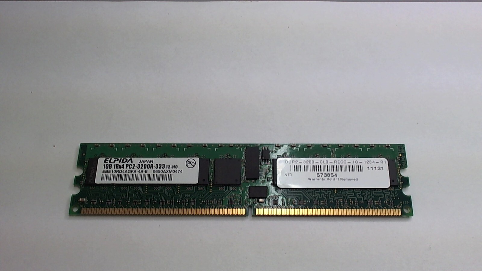 Elpida EBE10RD4AGFA-4A-E 1GB DDR2 Server RAM Memory