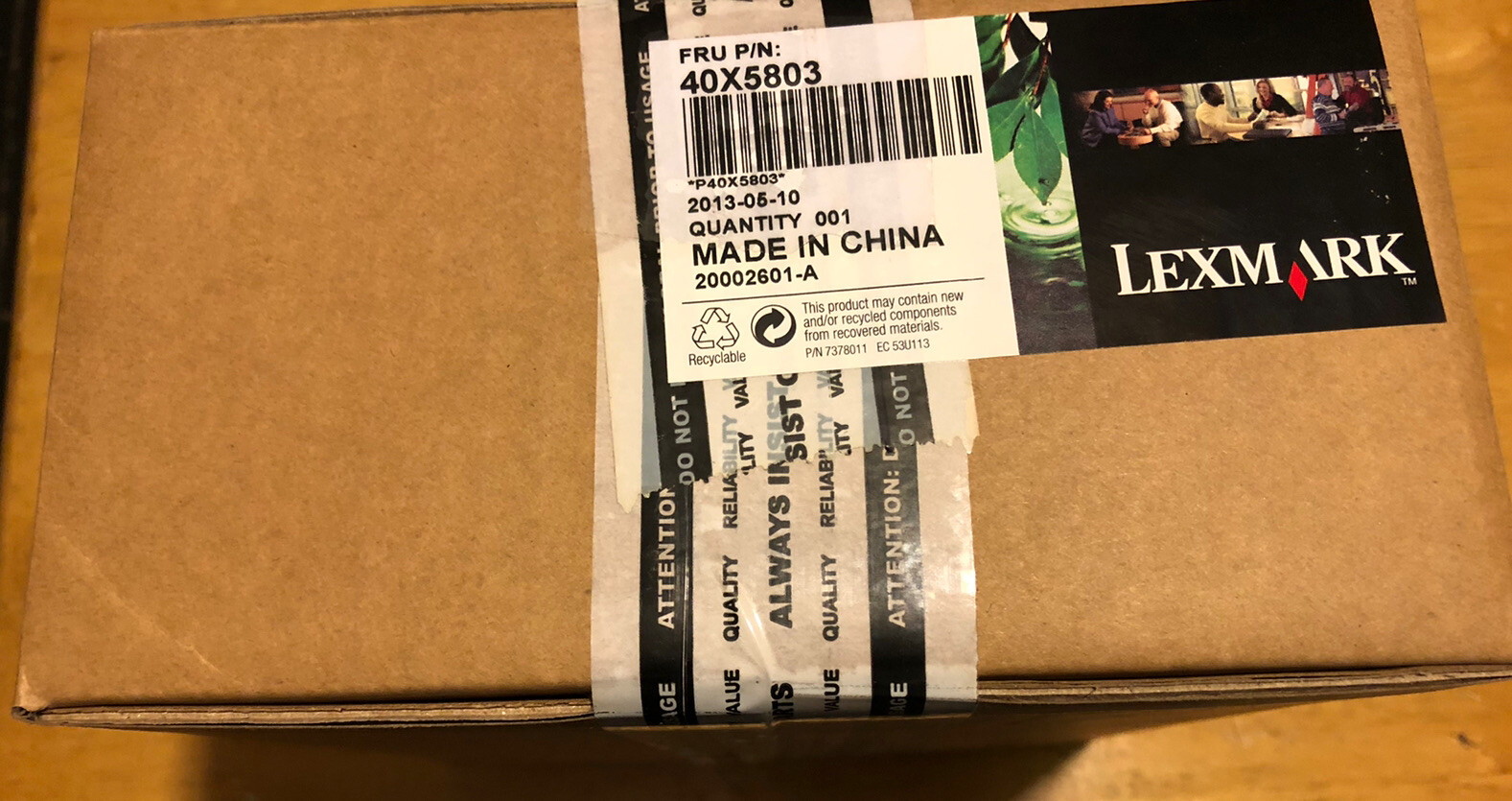Lexmark 40X5803 Duplex Reference Edge - New Open Box