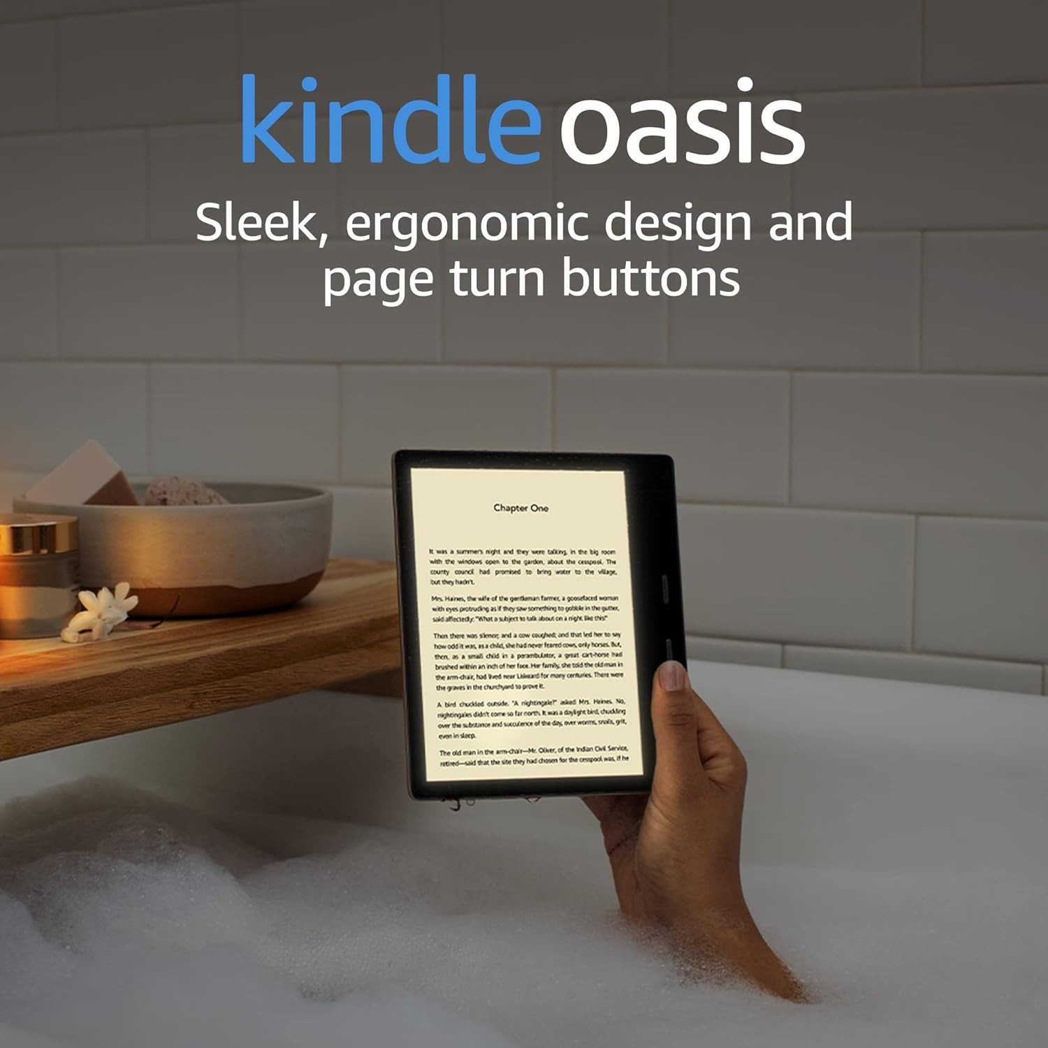 Kindle Oasis Waterproof eReader Page 10th Gen 7" Display Page Turn Button 32GB