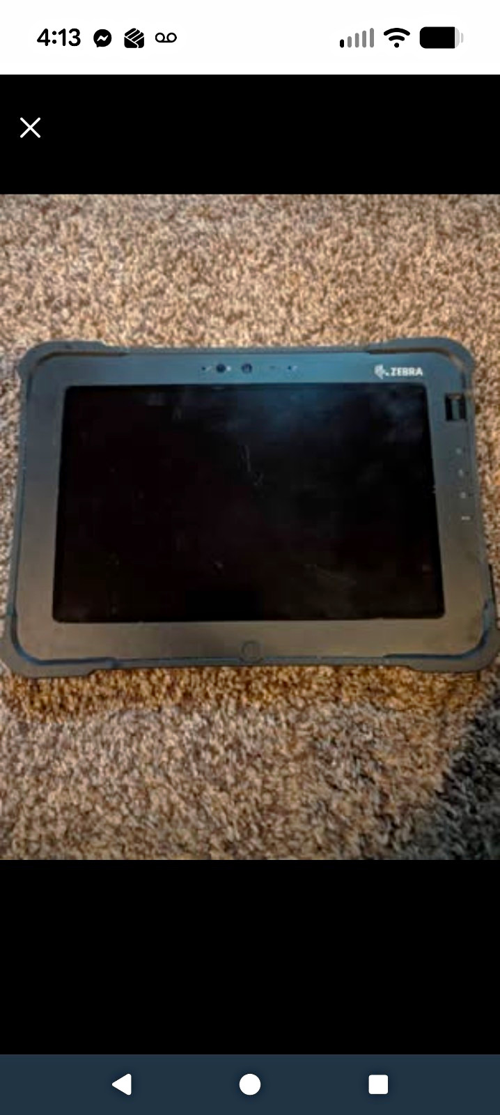 Zebra XSLATE L10 Rugged Tablet NFC - 8GB 128GB Android - RTL10B1-A1AS0X0000NA