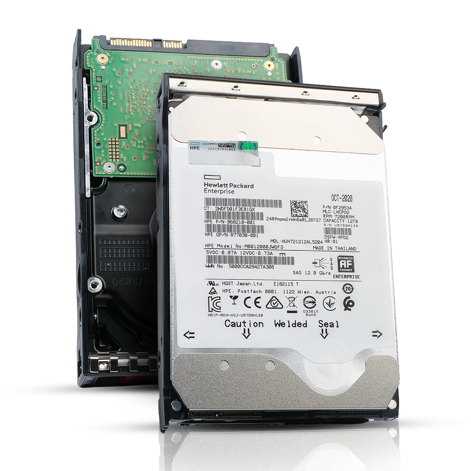 HP Generation 11 12TB P10520-S21 7.2K RPM SAS 12Gb/s 512e 3.5" Enterprise HDD