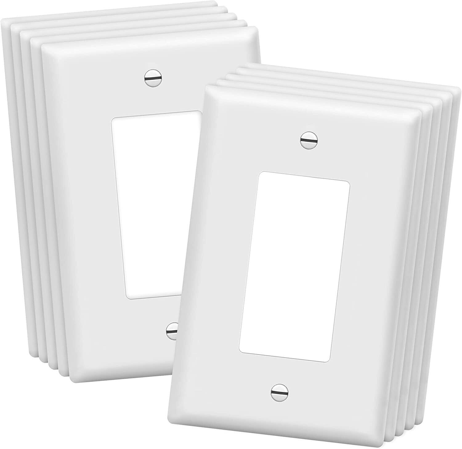 Leviton 80401-WMP 1-Gang GFCI Device Wallplate Standard Size Cover - Multipacks