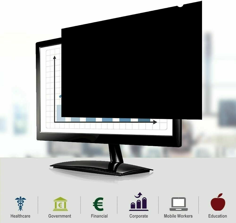  Fellowes PrivaScreen Blackout Privacy Filter, 18.5" Wide, 16:9 Aspect Ratio 