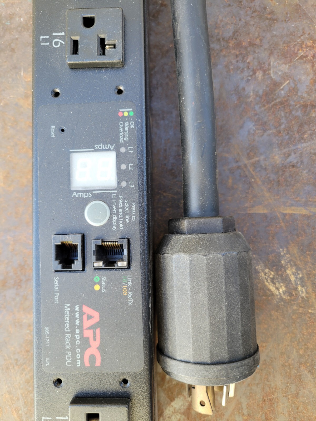 APC AP7863 27-Outlets Rack PDU Metered Zero U 5.7kW 120 208V