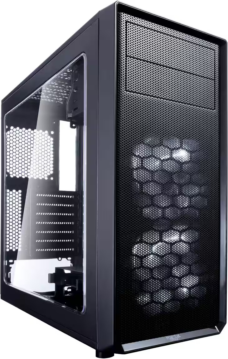 Fractal Design - Focus G ATX, microATX, Mini-ITX Black Chassis with Acrylic W...