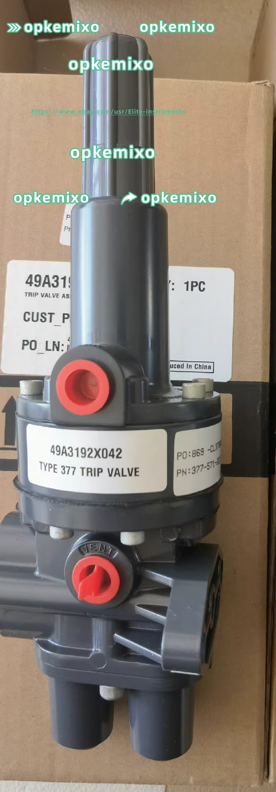 1PC NEW Fisher 377 TRIP VALVE Via DHL or FedEX