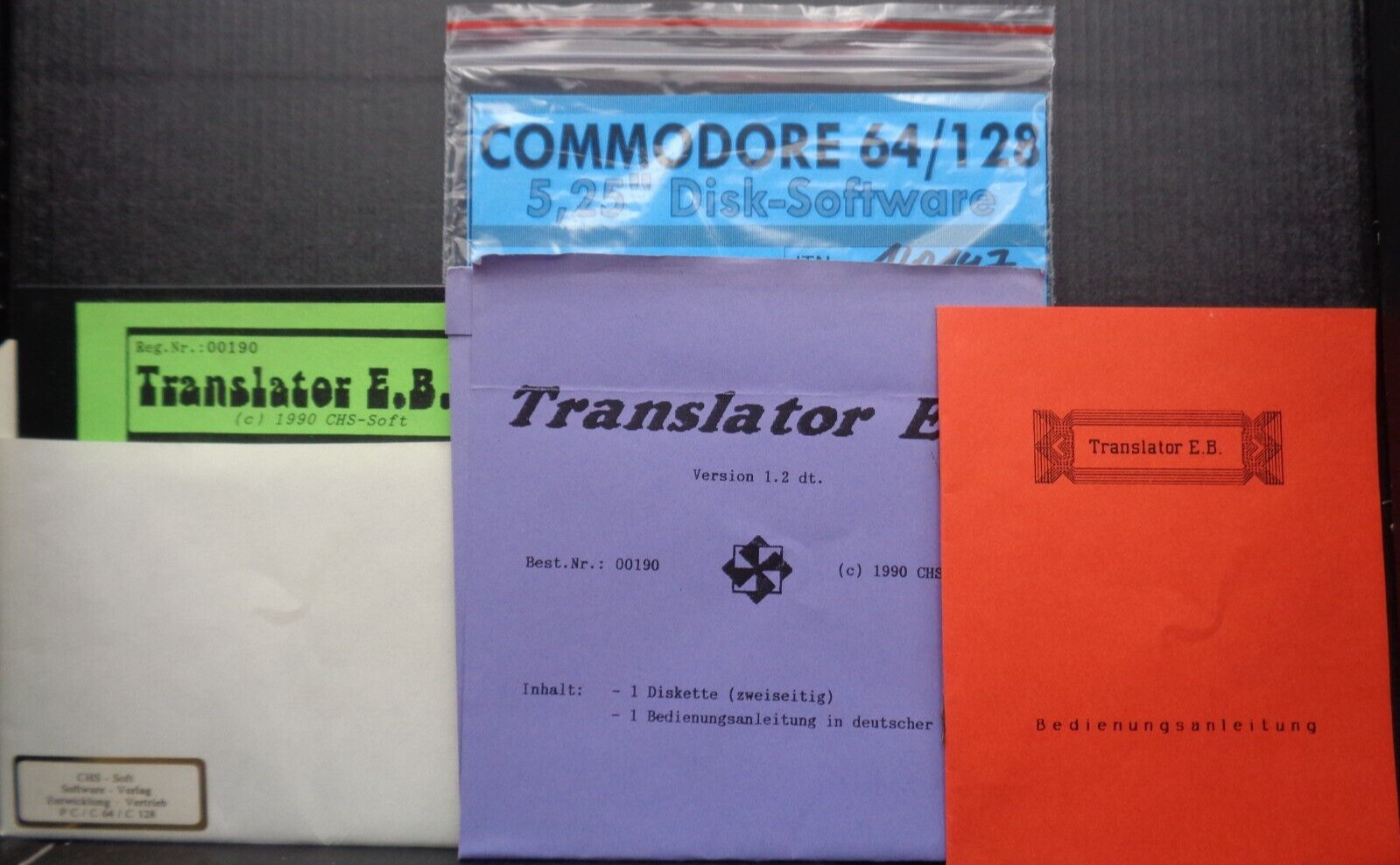 COMMODORE 64/128 -- TRANSLATOR E.B. Version 1.2dt. (CHS-SOFT - DISK ITN:#1/0147)