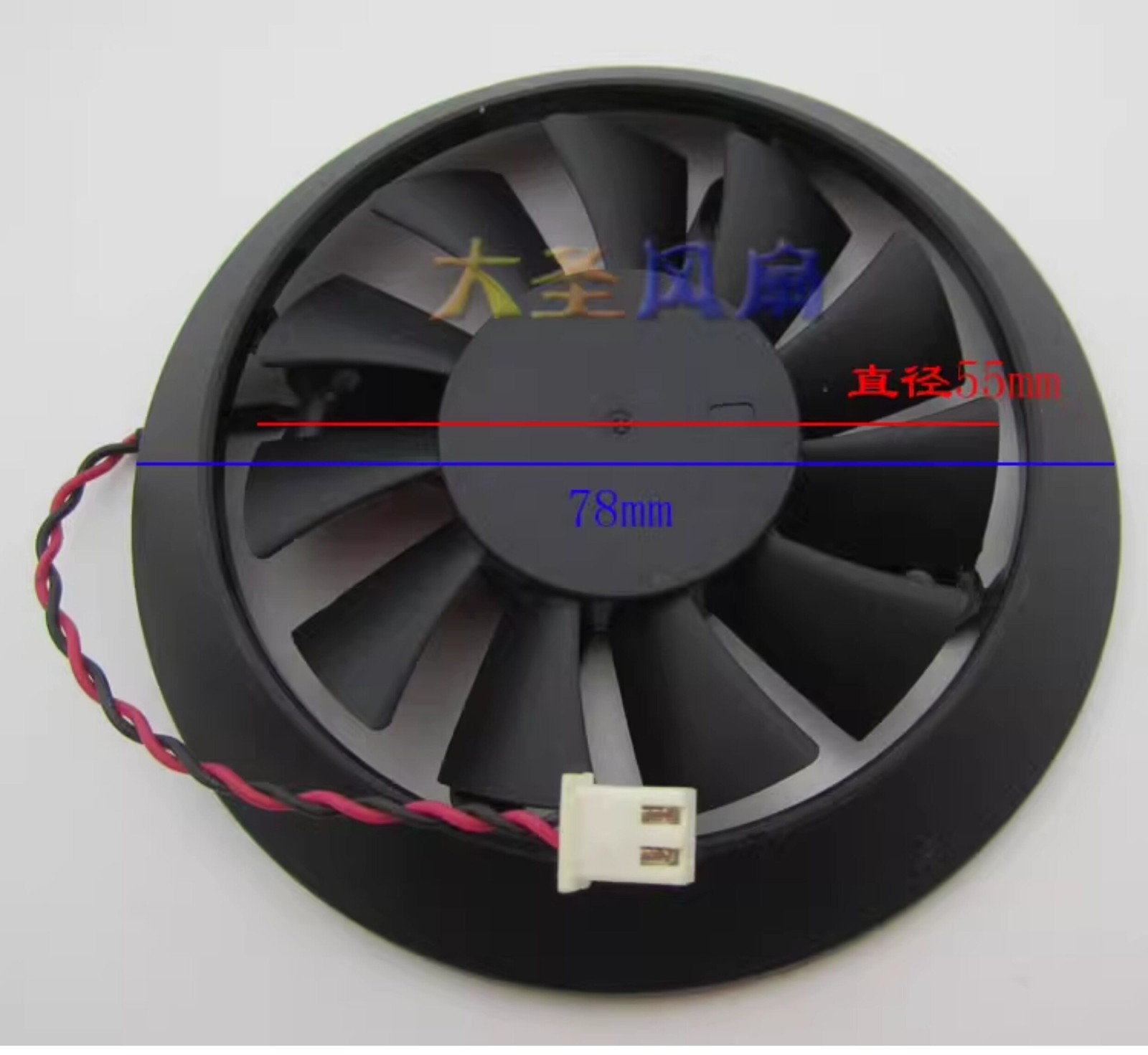 New For NVIDIA GeForce GT 440 FA06010H12LNA Diameter 5.5cm Graphics Card Fan