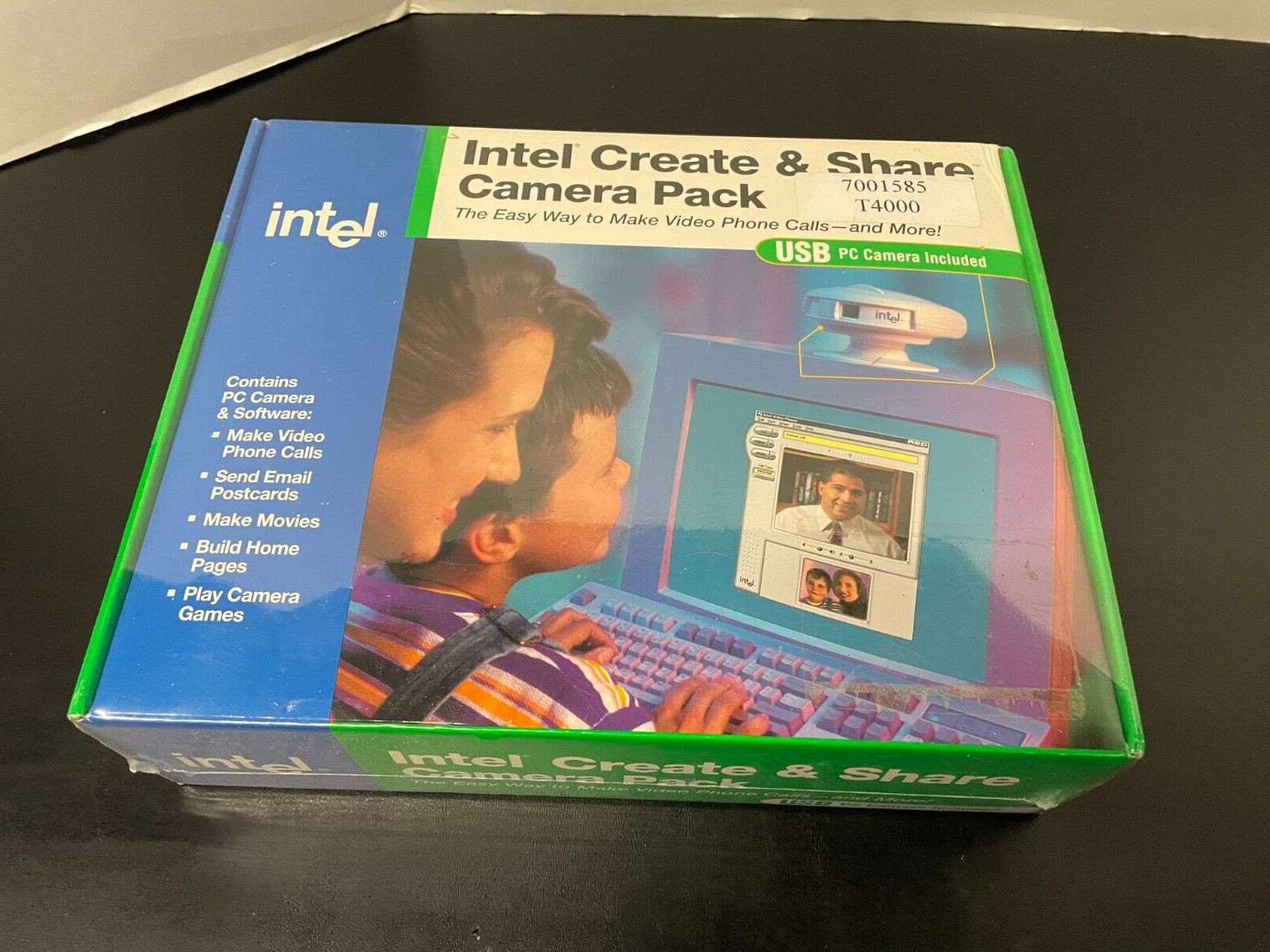 New Sealed 1999 Intel Create & Share Camera Pack w/ PC Camera Video Capture