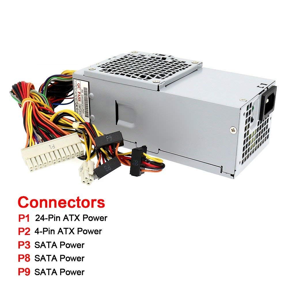 NEW PSU Optiplex Power Supply Fits Dell 250W CYY97 7GC81 6MVJH  990 790 390 3010