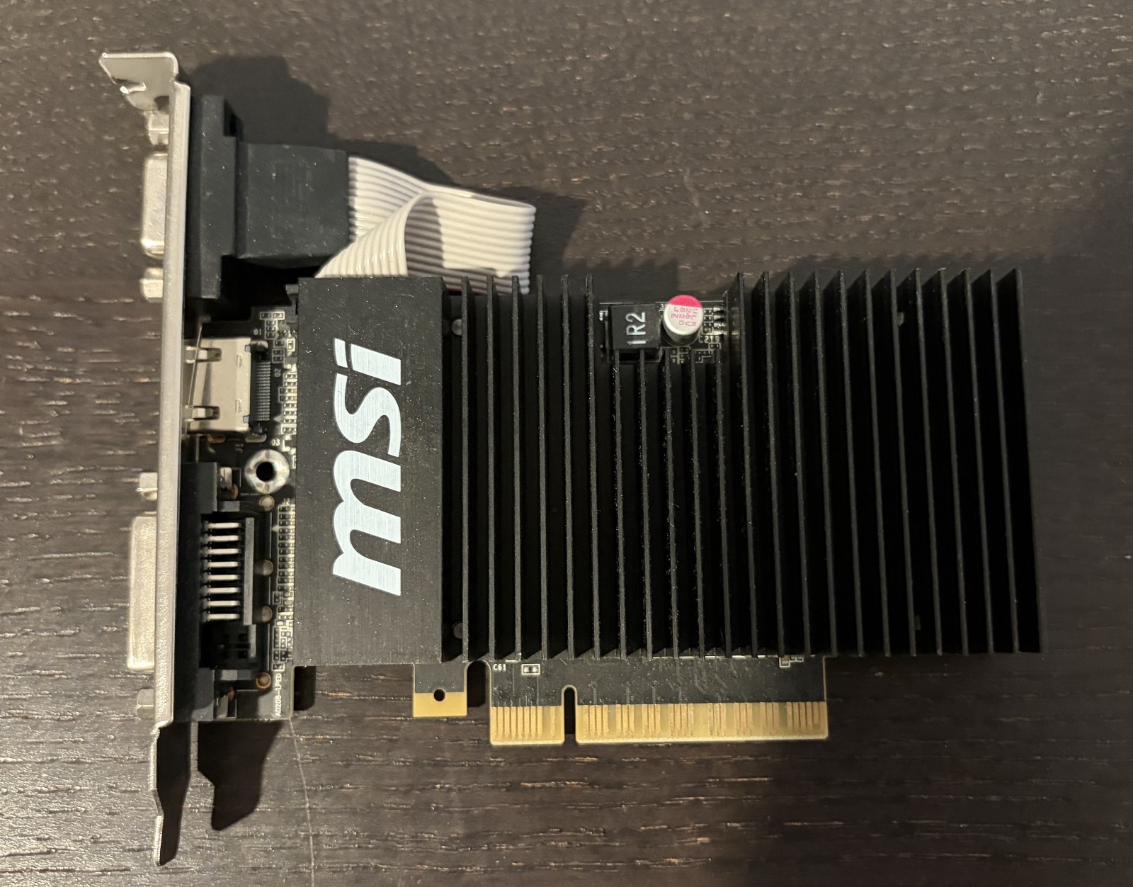 MSI GeForce GT 710 1GB DDR3 (1GD3H LPV1) PCIe Low Profile Video Card Used
