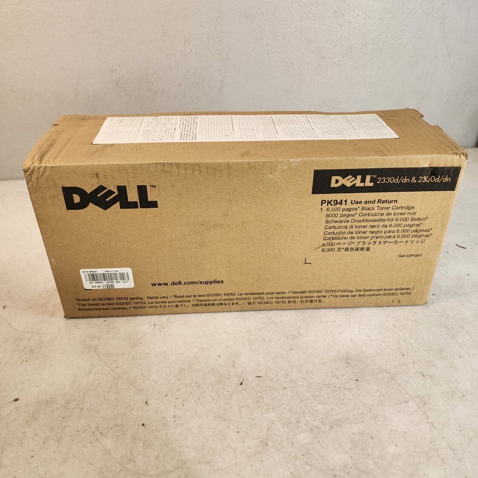 Dell PK941 Black Hi Yield Toner 2330/2350 Genuine New OEM Open Box