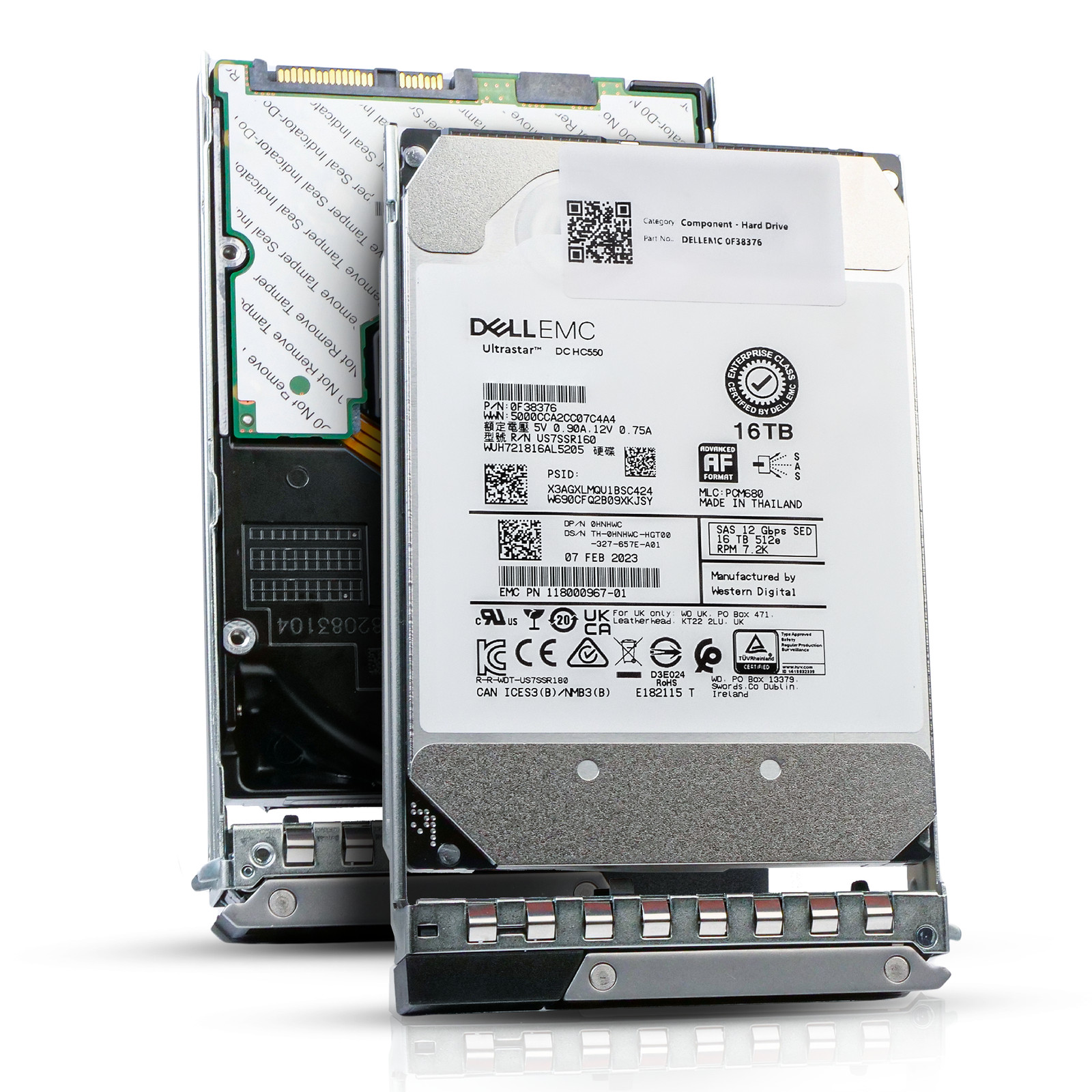 Dell 16TB 7.2K RPM SAS 12Gb/s 512e 3.5" Enterprise PowerEdge HDD G16 CNXPV