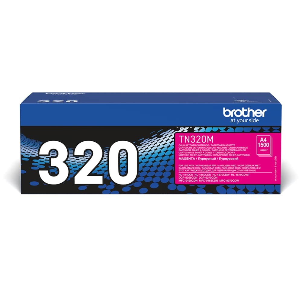 Brother TN320M 1500 Pages Toner TN-320M Magenta Standard Yield