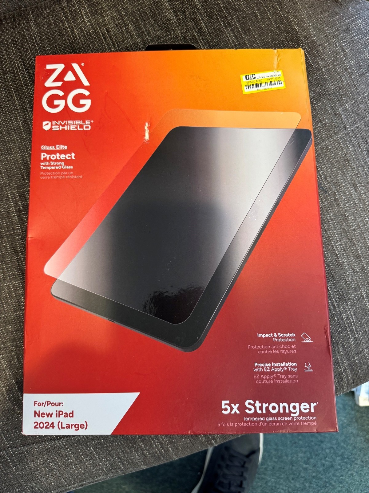 Zagg Invisible Shield Glass Elite Screen Protector for iPad 2024 (large)