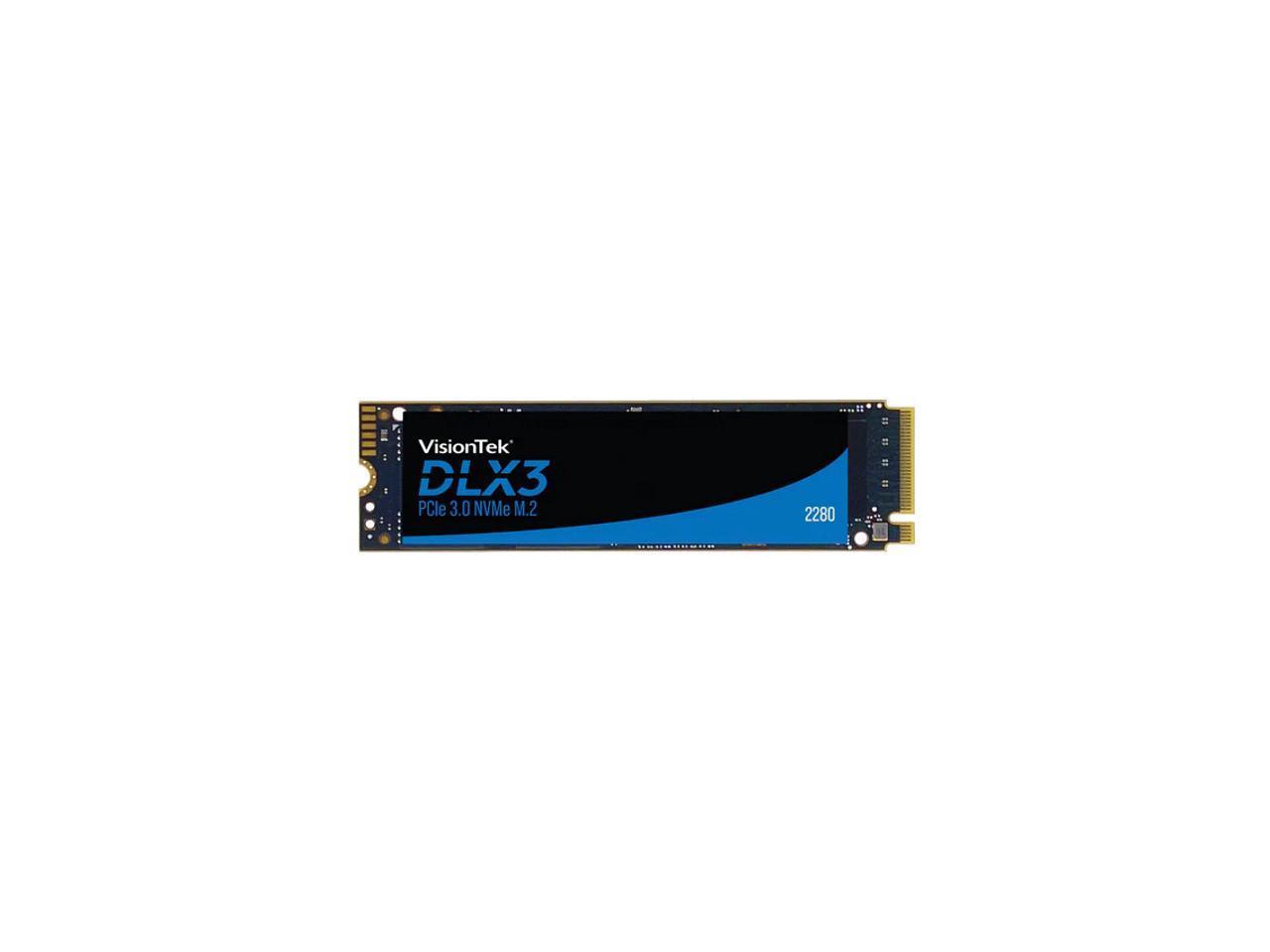 VisionTek DLX3 M.2 2280 256GB PCIe 3.0 x4 3D NAND External Solid State Drive (SS