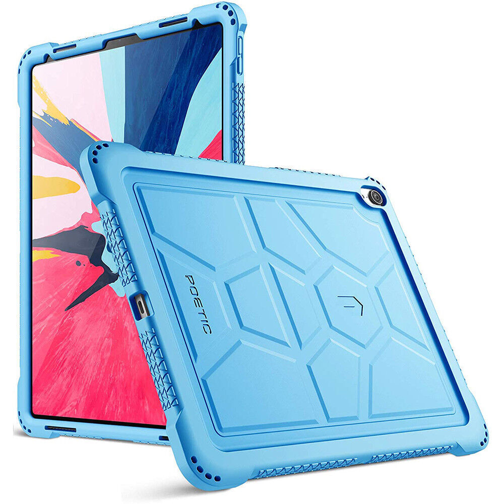 Poetic For Apple iPad Pro 12.9 2018 Tablet Case Washable Silicone Cover Blue