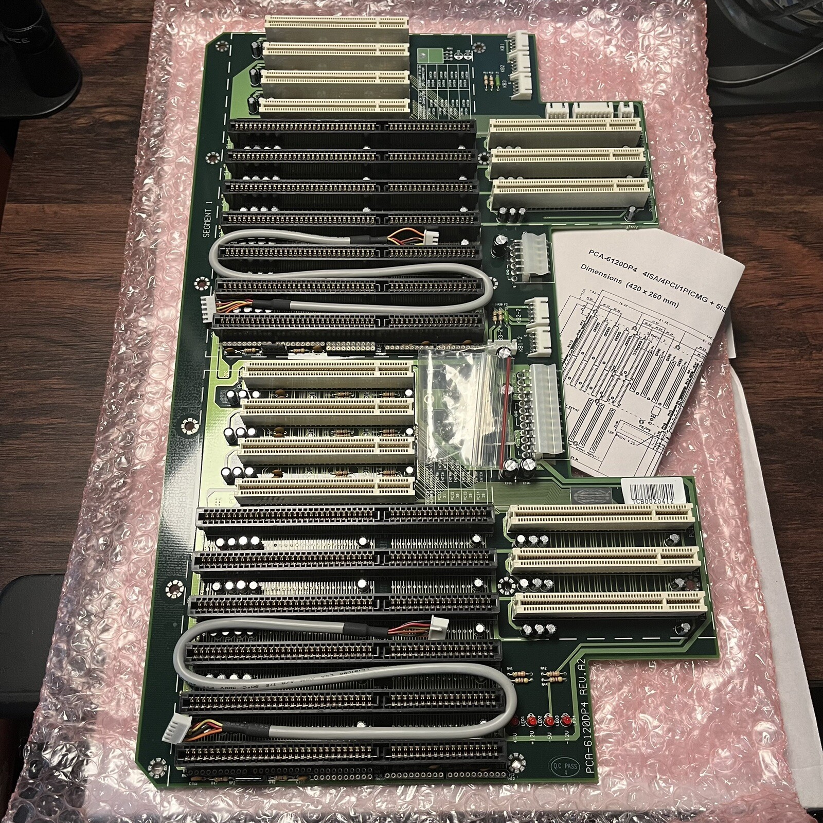 Advantech PCA-6120DP4 20 Slot PICMG Backplane (Dual Segment) NEW