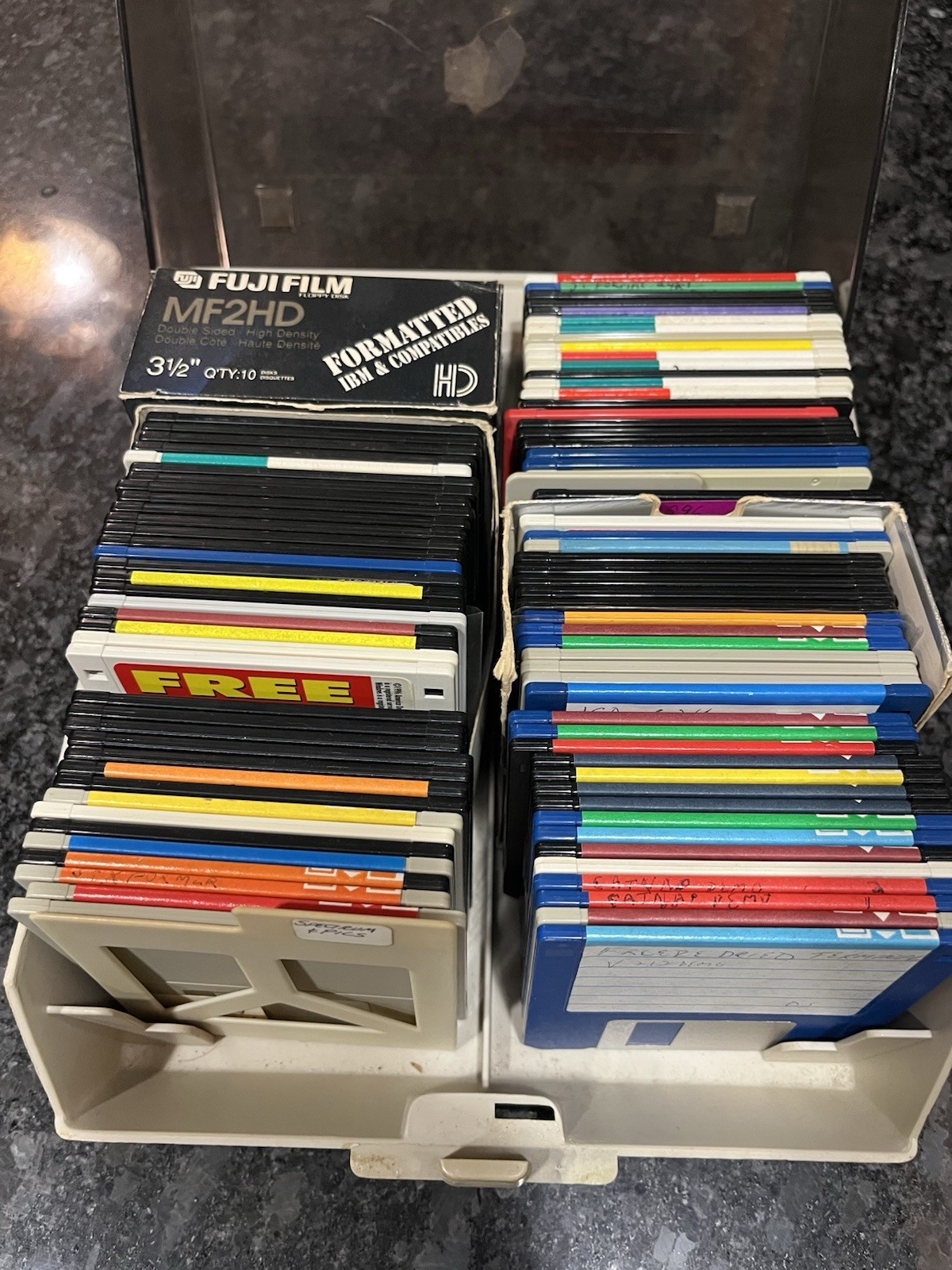 Atari St Diskette Lot Spot Tested Utilities Back Up Games 98 Disks Uncle Pervo