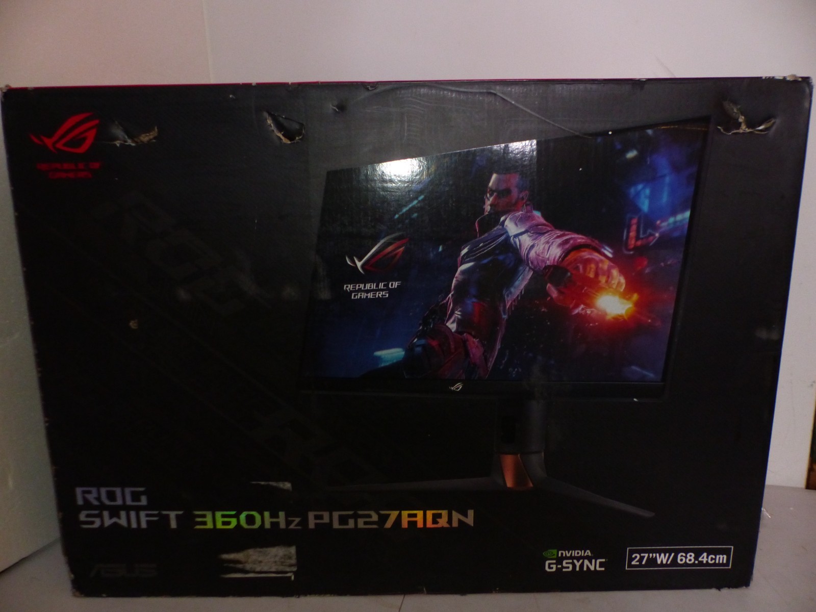 ASUS ROG Swift 360Hz 27” 1440P HDR Gaming Monitor (PG27AQN) - QHD (2560 x 1440)