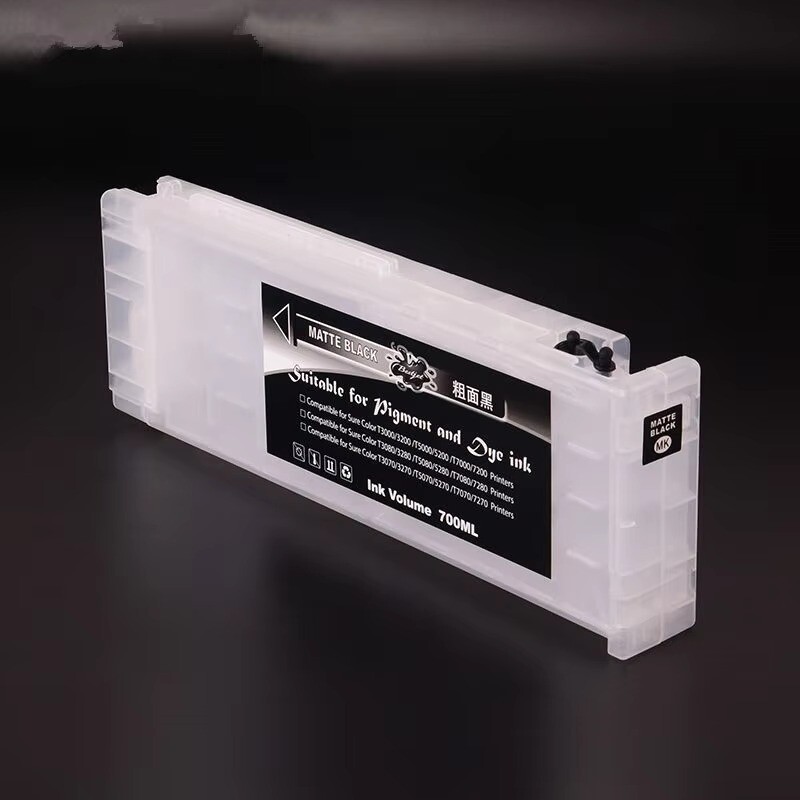2PC White Empty Ink Cartridge for F2100 F2000 DTG Printer 600ML/PC