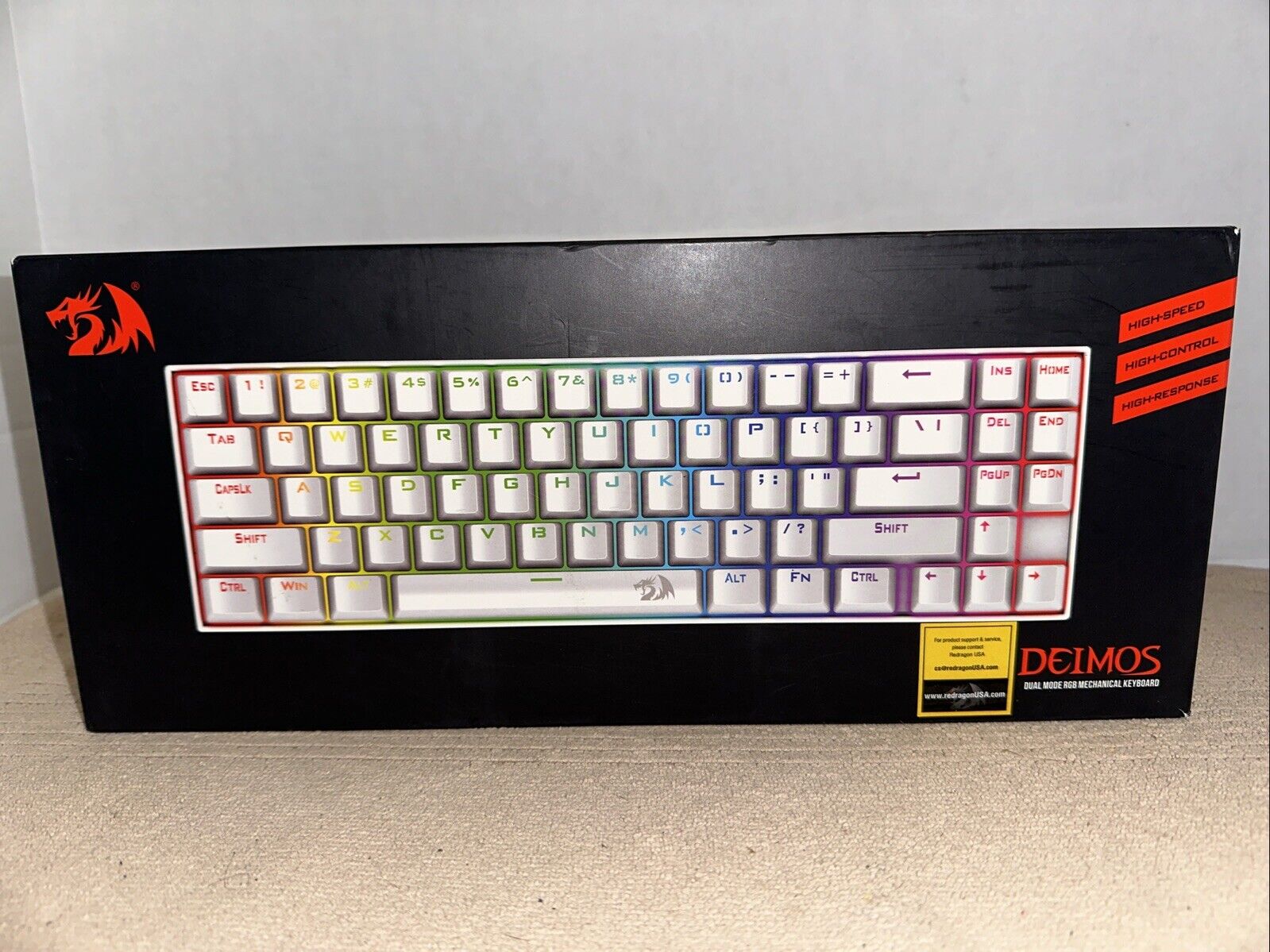 Redragon Deimos K599 Wireless RGB TKL Mechanical Gaming Keyboard