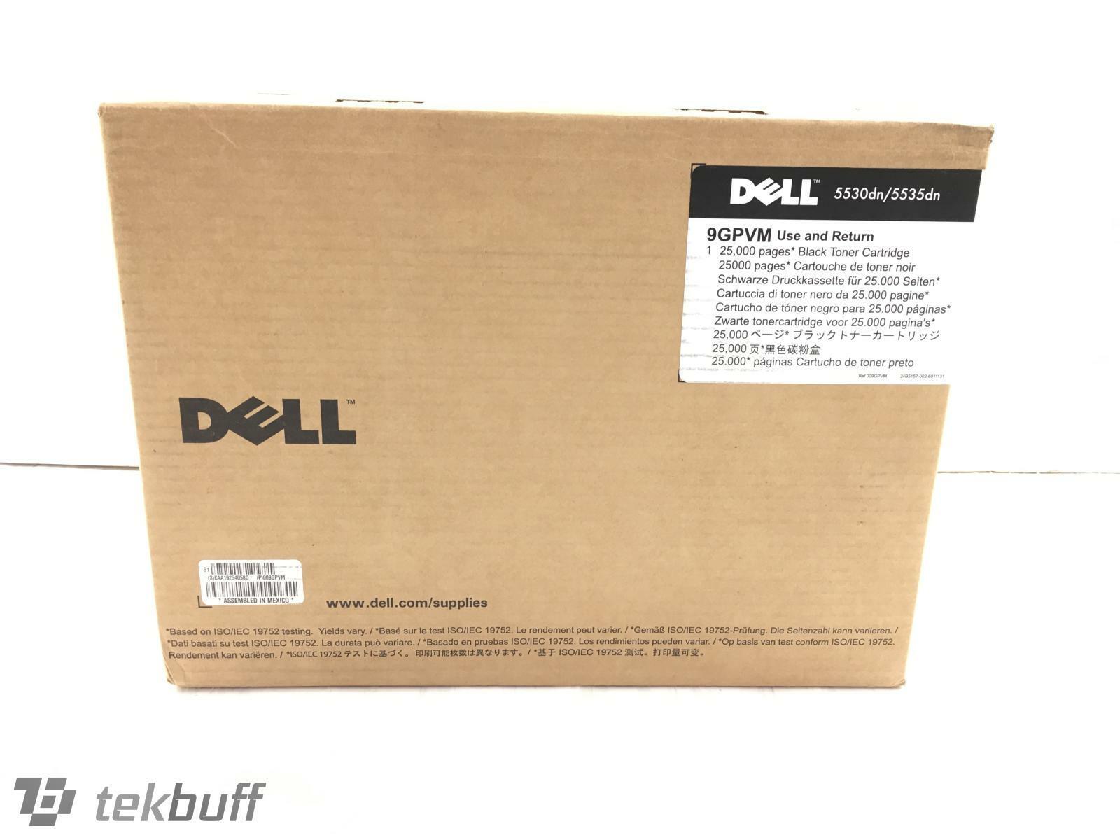 Dell 9GPVM Black High Yield Toner Cartridge -  OEM - 5530dn 5535dn