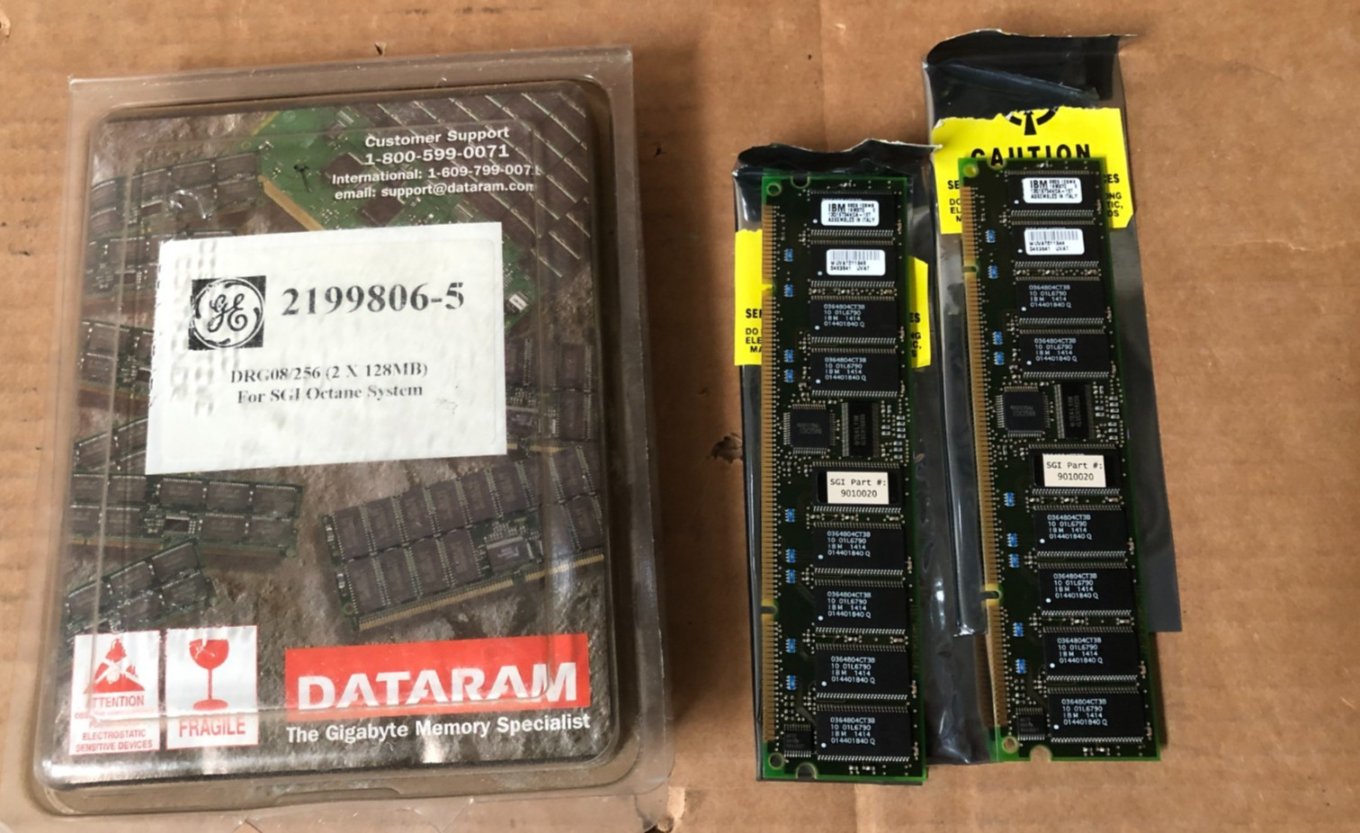 IBM 9010020 SGI Original Memory Kit 128MB Silicon Graphics Octane Lot of 2