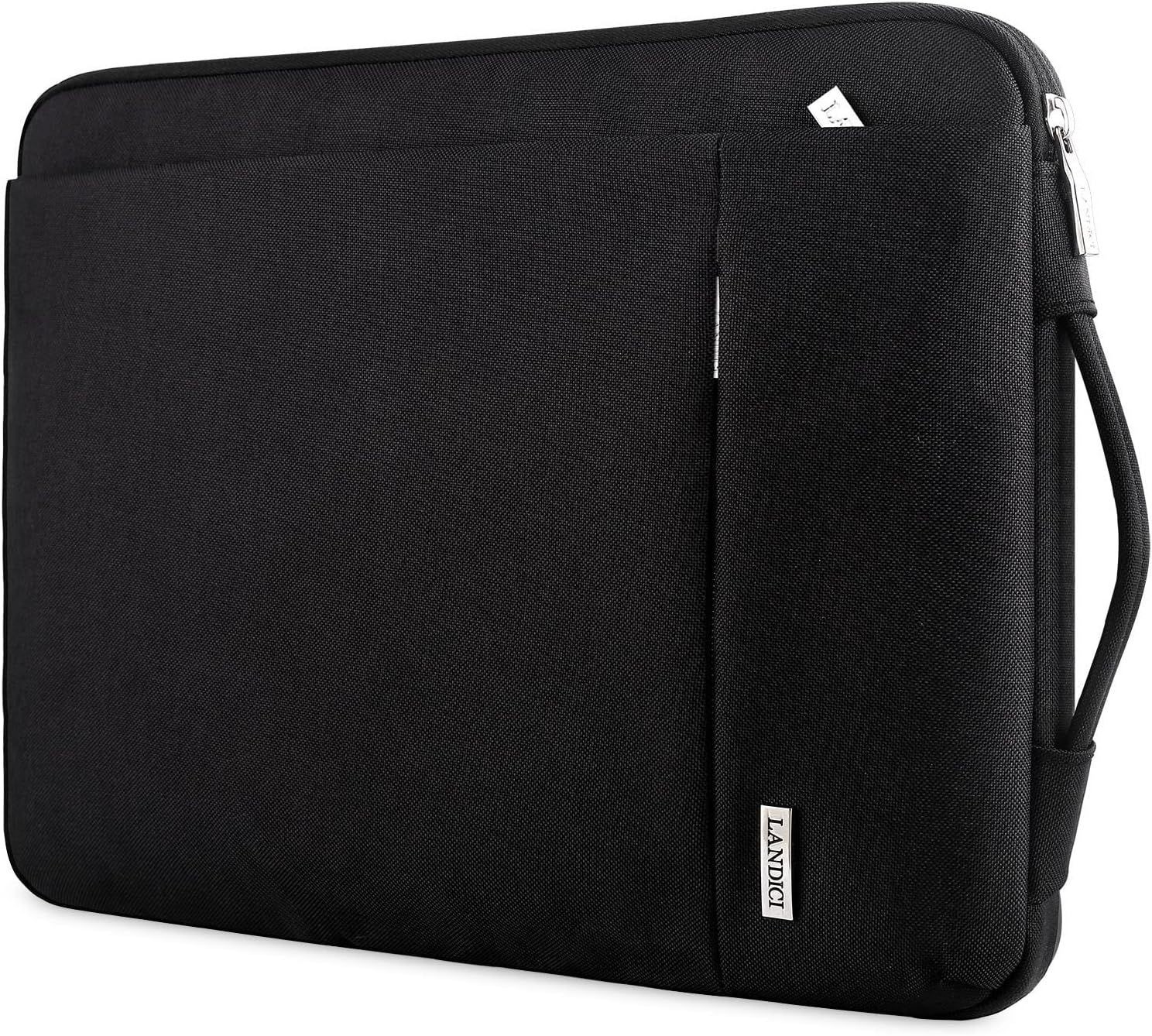 13-14 Inch Protective Laptop Sleeve for MacBook Air 13 M1/M2, Black, Slim, Water