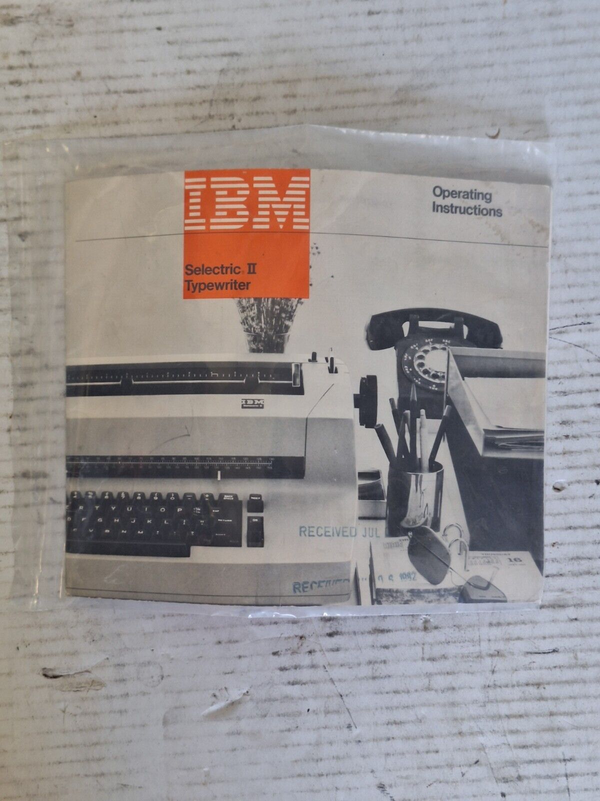 Vintage IBM Selectric II Operating Instructions Booklet
