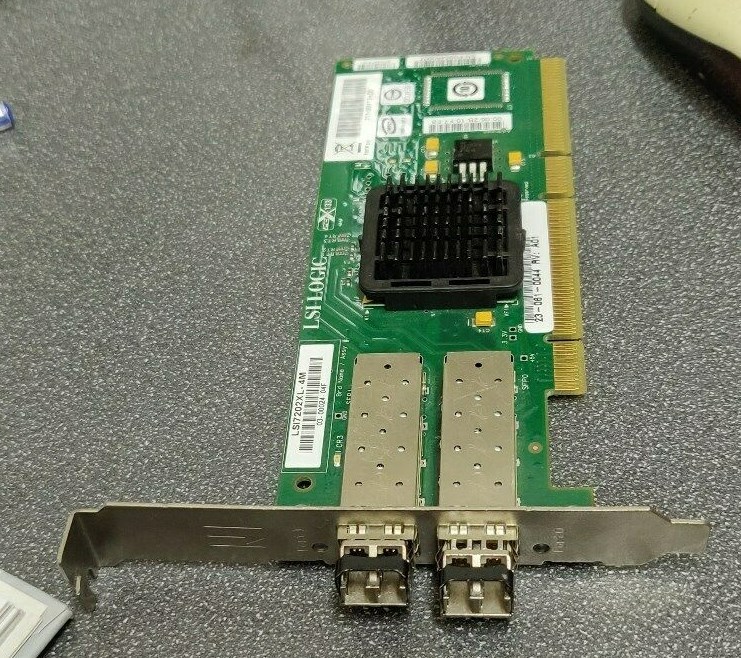 NetApp 111-00113+D0 / LSI Logic LSI7202XL-4M PCIx 2-Port 2Gb FC Controller Card