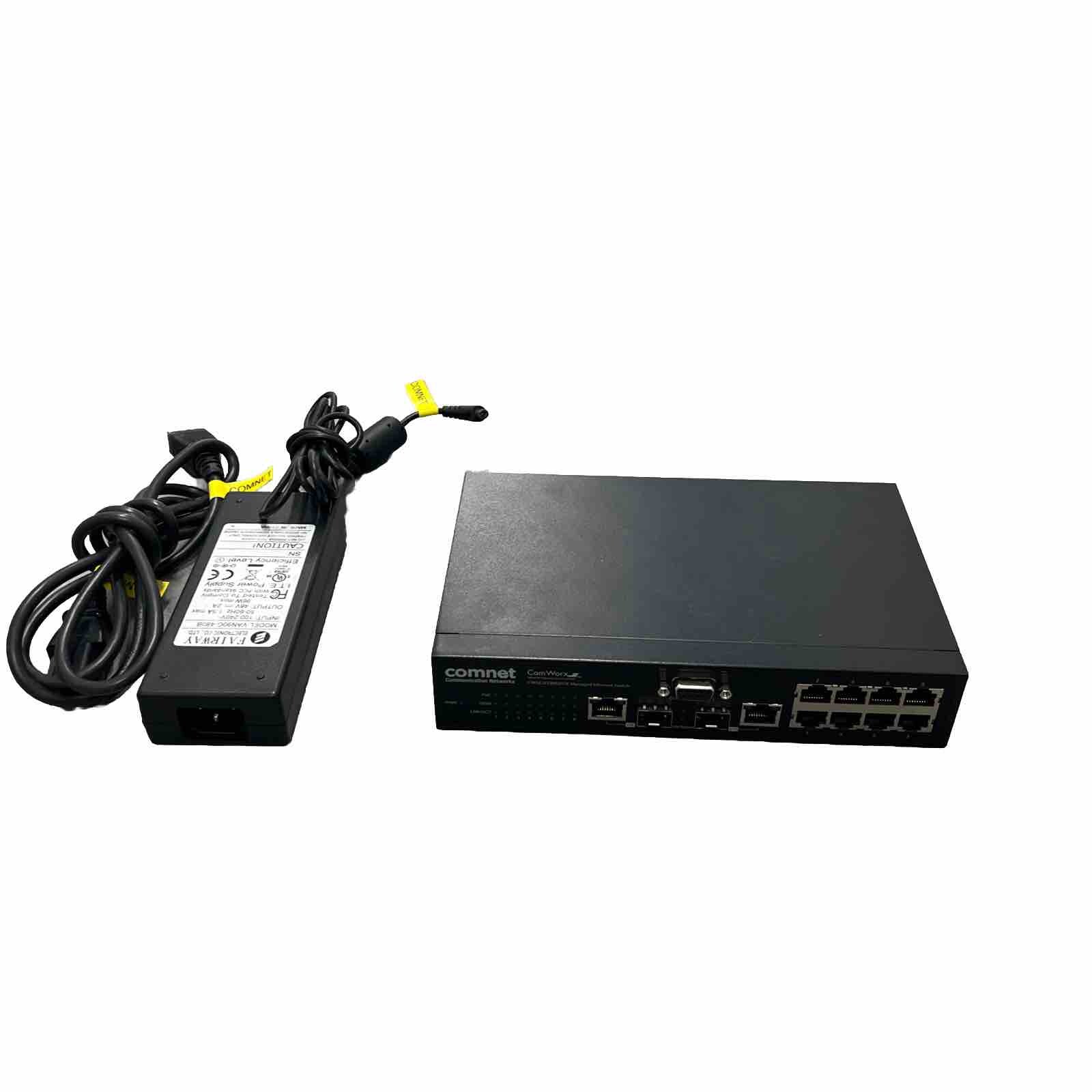ComNet CWGE2FE8MSPOE+ Ethernet Switch with 8 10/100Tx and 2 Gig SFP ports w POE