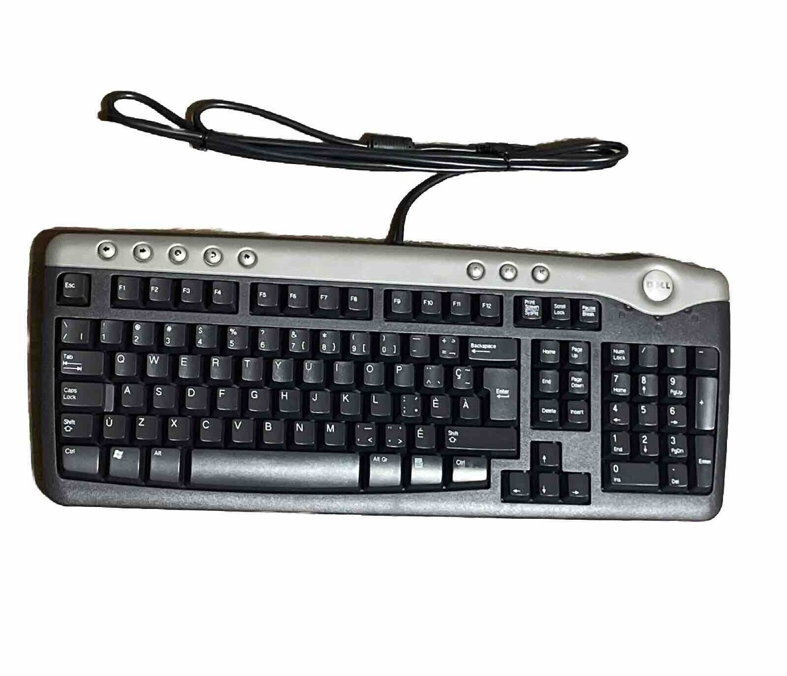 New Dell Keyboard Model SK-8125 Rev A00 Wired USB Portuguese Key D2166 0D2166