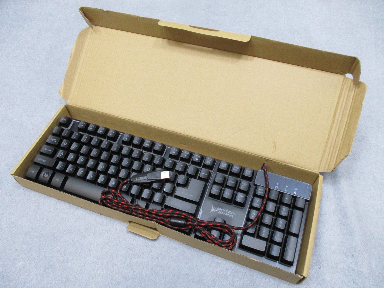 Skytech Gaming K-1000 USB Rainbow Backlight Gaming Keyboard - New