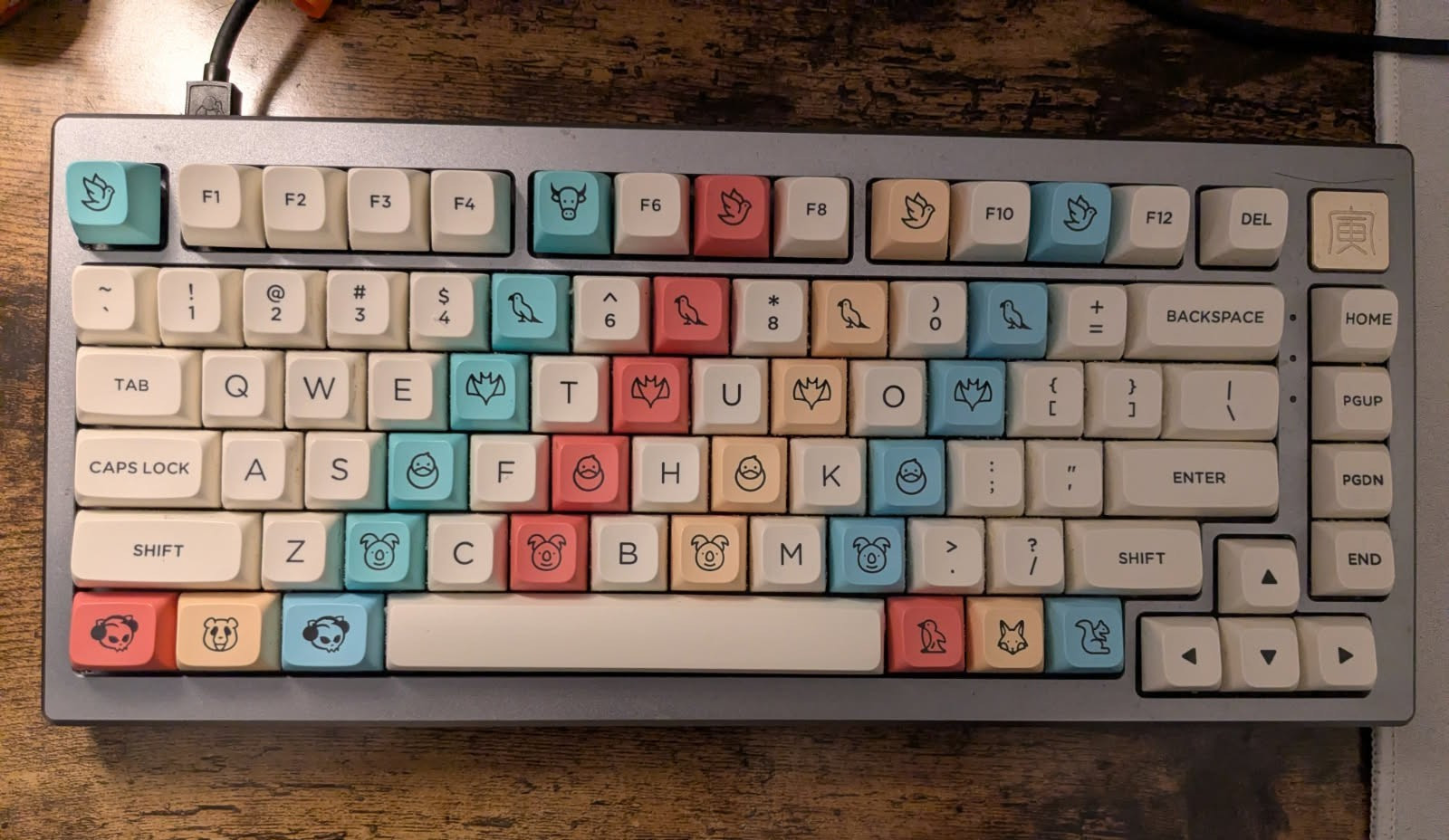Custom Keyboard Akko Mod 006, Lubed