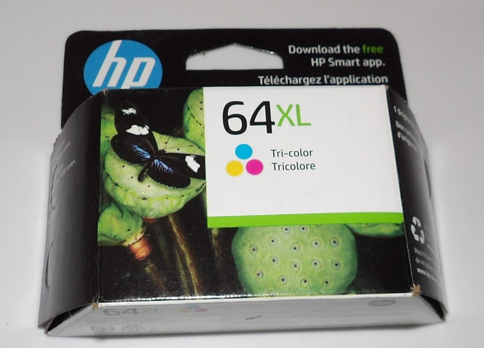 Genuine HP 64XL (N9J91AN) Tri Color Ink Cartridge Dated 2025 New HP 64 XL