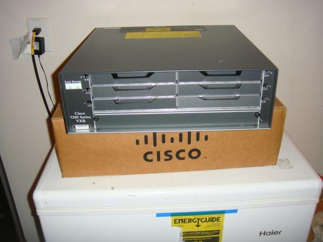 Cisco 7206VXR Series 7200 6-Slot  Chassis with Fans and Single PWR
