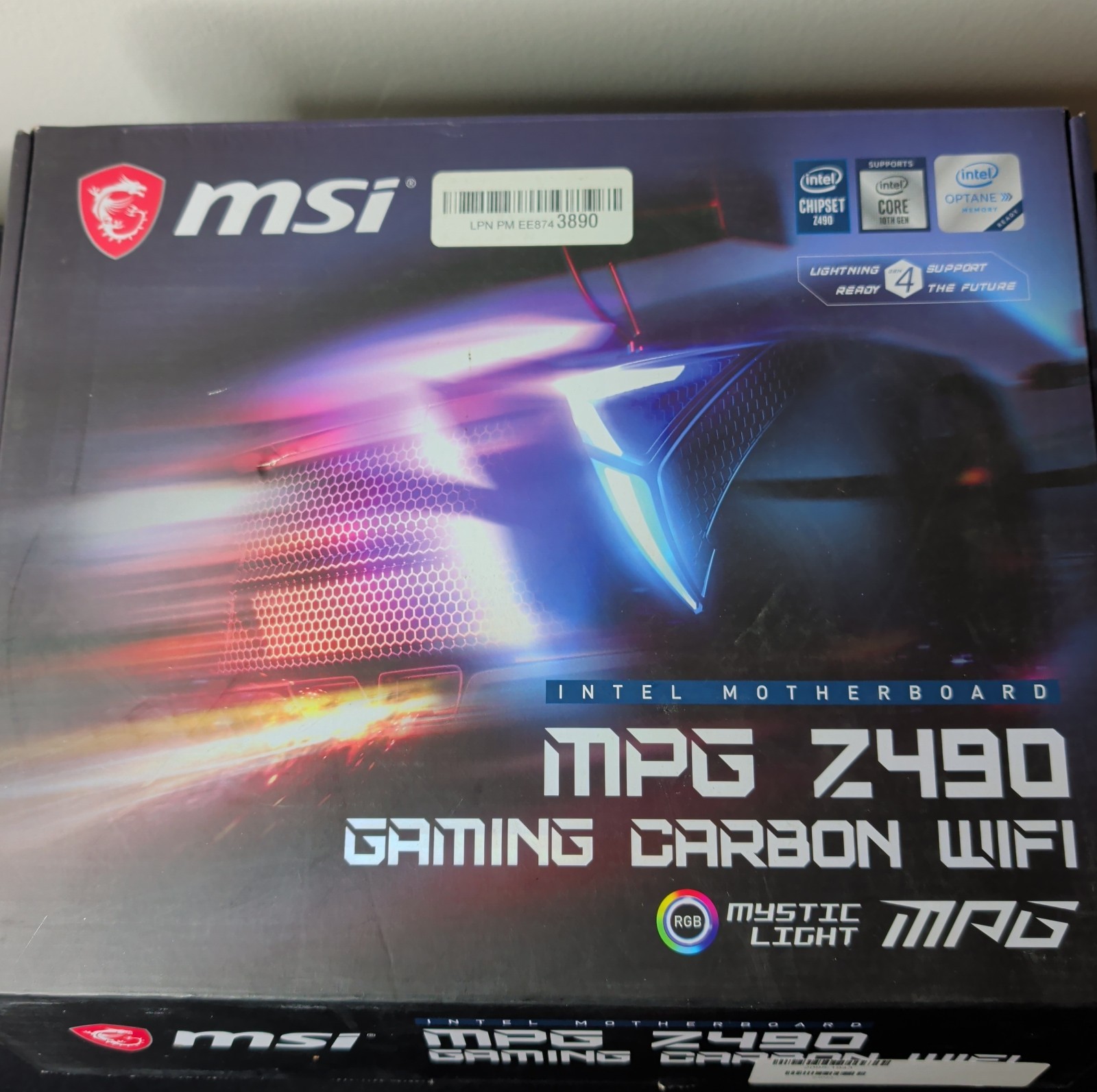 MSI MPG Z490 Gaming Plus Intel LGA1200 ATX DDR4 4-Slot Gaming MB READ