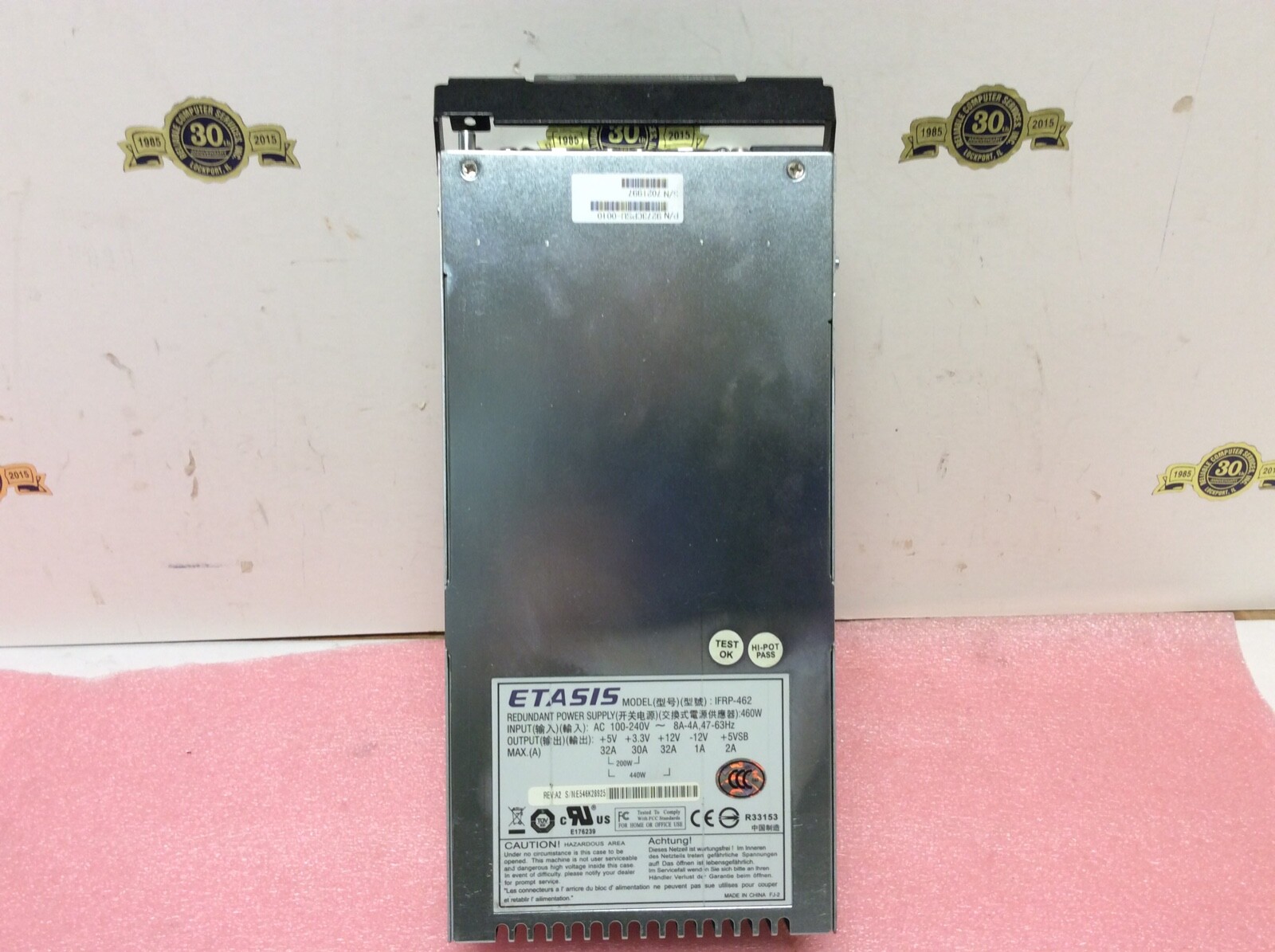 ETASIS Redundant Power Supply model IFRP-462 Hot Swap 460W