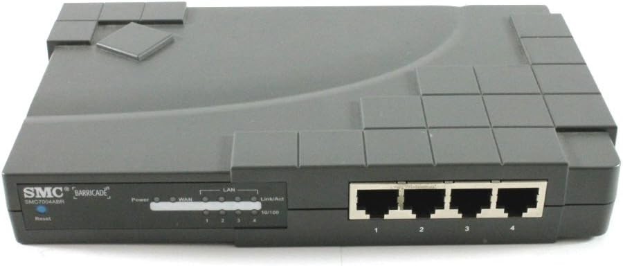 SMC SMC7004ABR Barricade Cable/DSL Router with 4-Port 10/100Mbps Switch and Inte