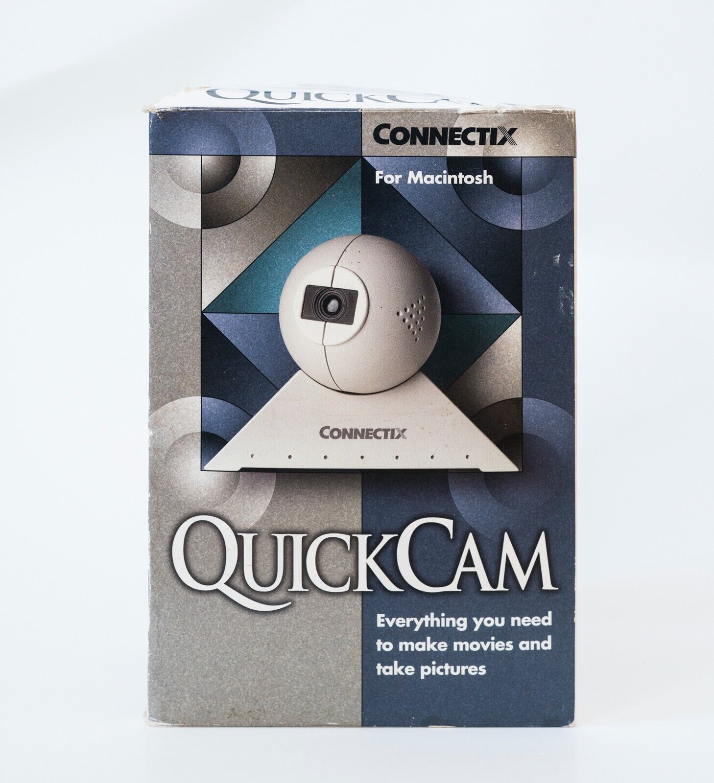 Vintage Connectix QuickCam for Macintosh Box + Dead Camera