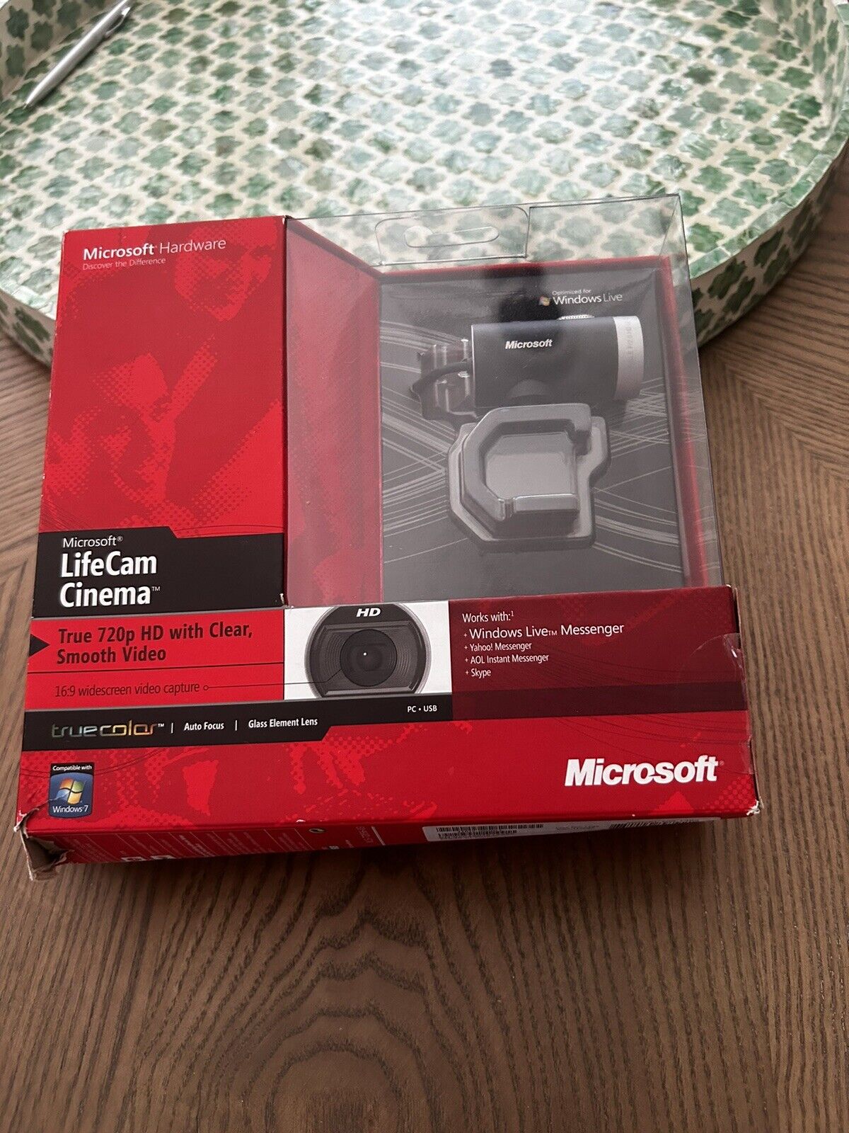 Microsoft LifeCam Cinema Webcam Camera-720 HD Widescreen Capture-NEW